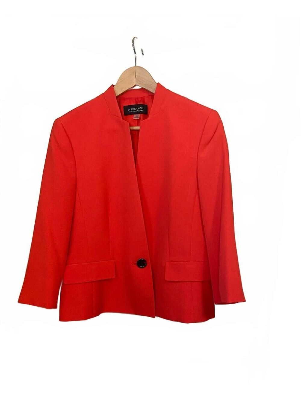 Black Label by Evan-Picone Women's Red Blazer Jacket Size 12
